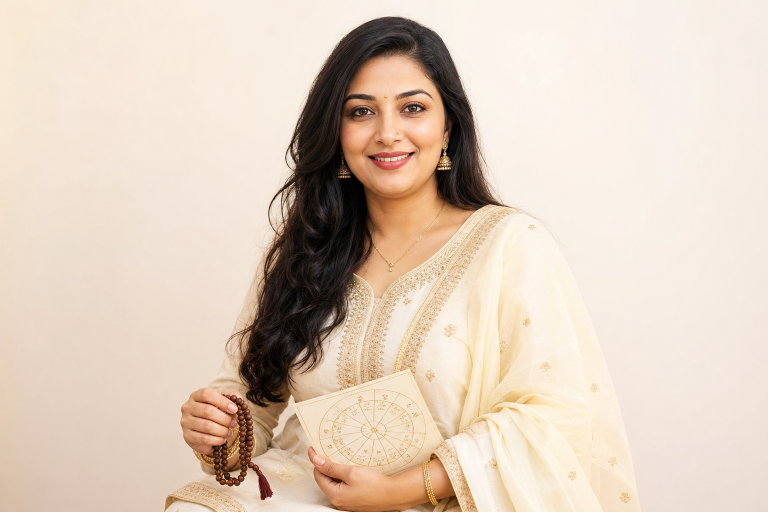 Female astrologer portrait