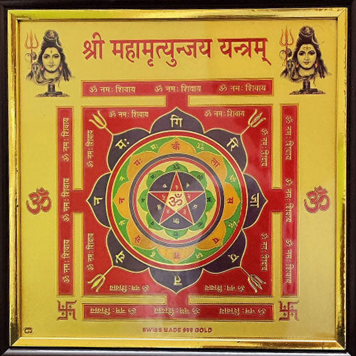 Shree Mahamrutyunjaya Yantra 6x6